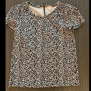 Anthropologie - cute black and white top